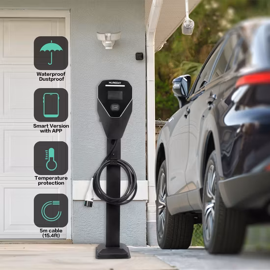 Fast EV Charger Level 2 Charging Station Wallbox 22kw