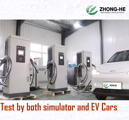 60kw 80kw 100kw 120kw 160kw 200kw 이중 총 EV 충전기 충전 스테이션 CCS1 CCS2 Chademo GB/T 유형 출력 150